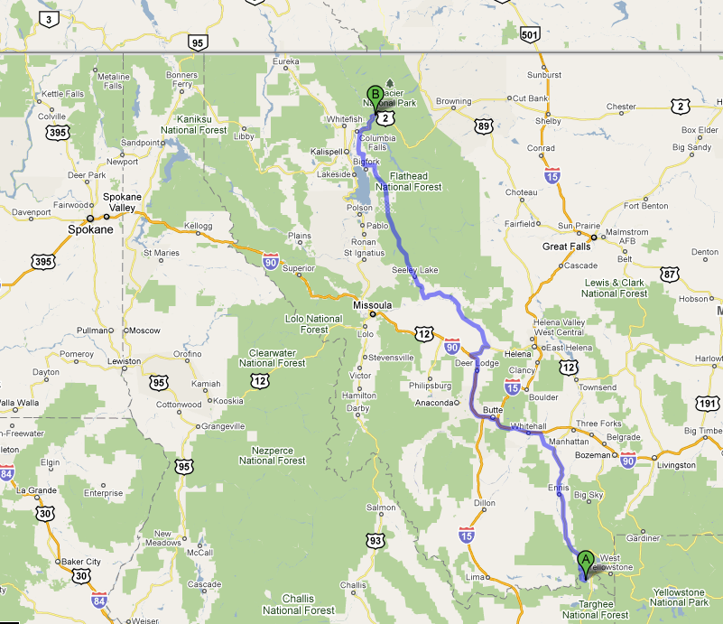 On the Road to Glacier National Park | Perdooz's Blog